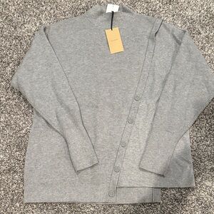 Women’s Halogen Gray Mock Turtleneck Sweater